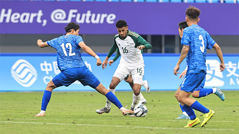 Kết quả Olympic Saudi Arabia 3-0 Olympic Mông Cổ: Vừa đá vừa dạo chơi